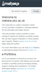 Mobile Screenshot of mahara.ulcc.ac.uk